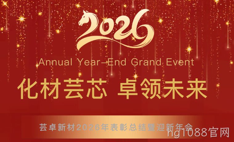 化材芸芯，卓领未来┃嘉兴hg1088官网新材料科技有限公司2026年迎新年会圆满举行！